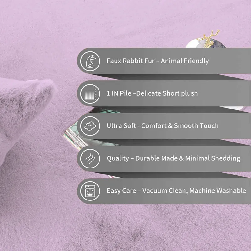 Dry Stride Microfiber Bath Mat - Lilac media 6