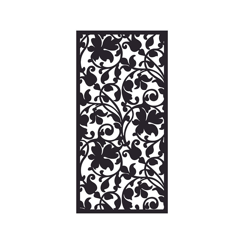 Floral Spread Panel Iron Wall Accent media 3