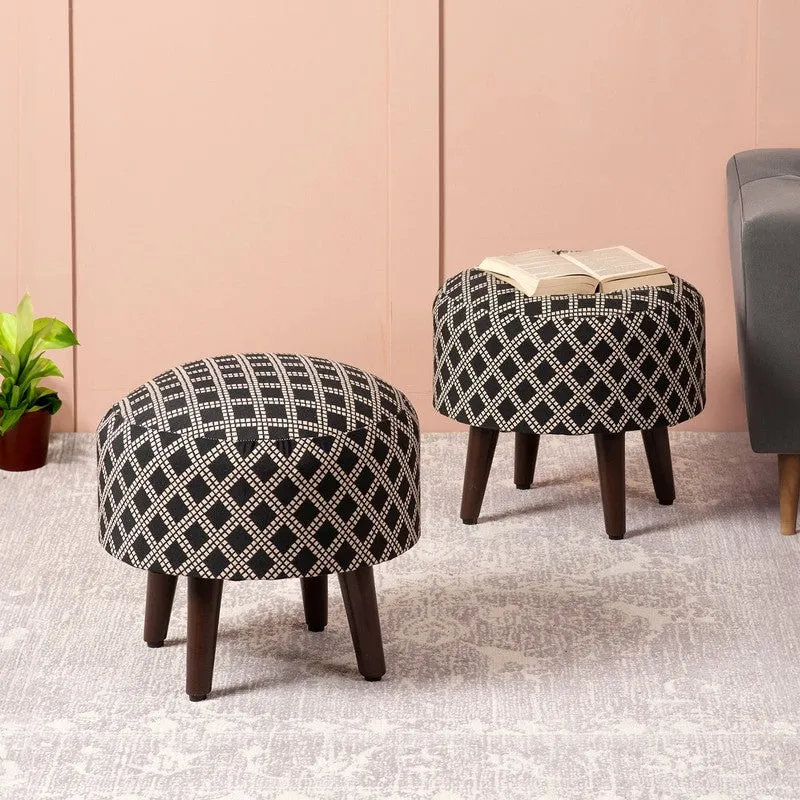 Lazate Cotton Ottoman - Set Of Two media 1