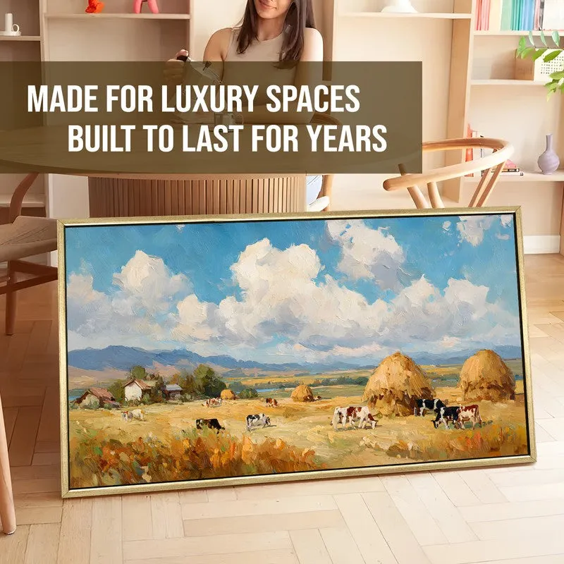 Haylight Canvas Wall Painting With Frame media 5