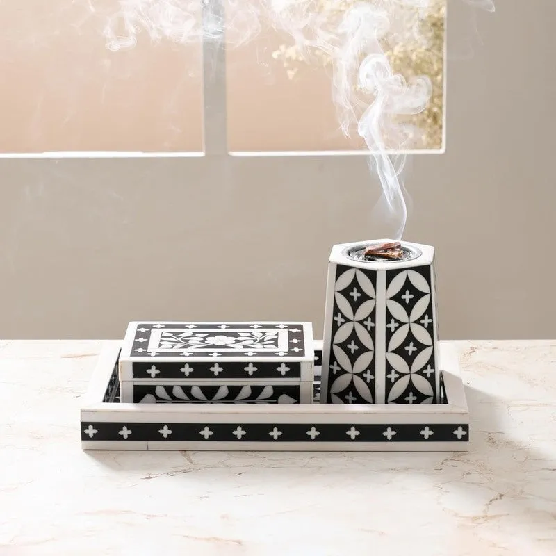 Sugandh III Incense Holder - Three Piece Set media 1