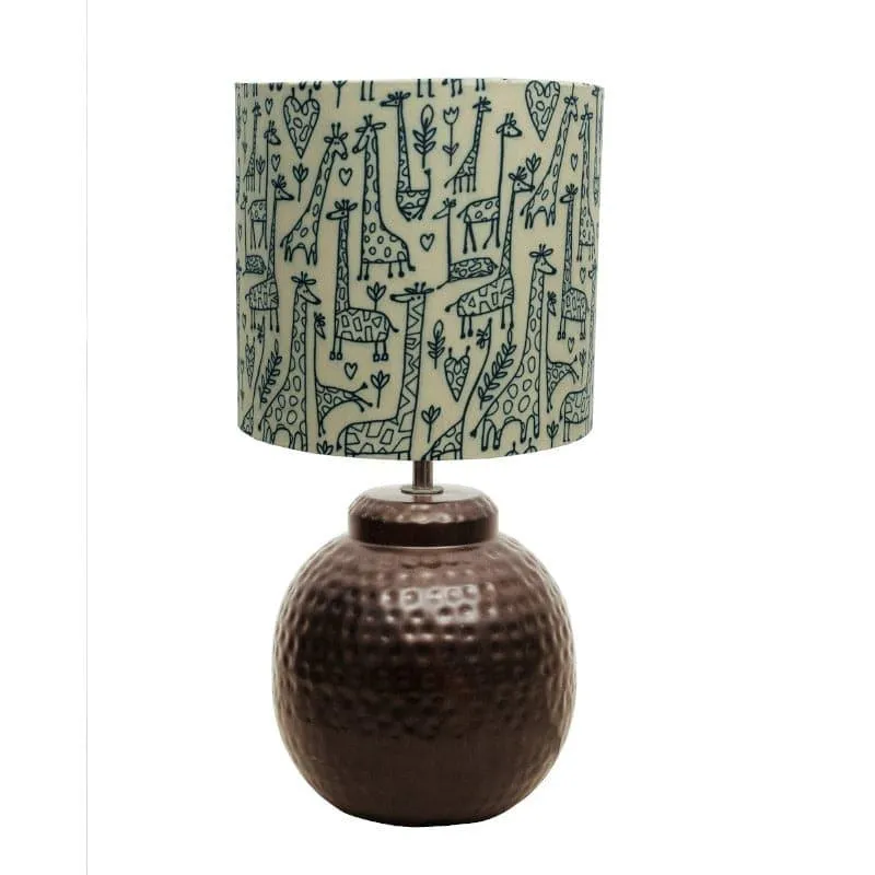 Lanai Wilda Fabric Table Lamp - Yellow,Copper media 4