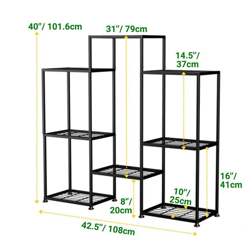 Timber Tier Metal Planter Stand media 8