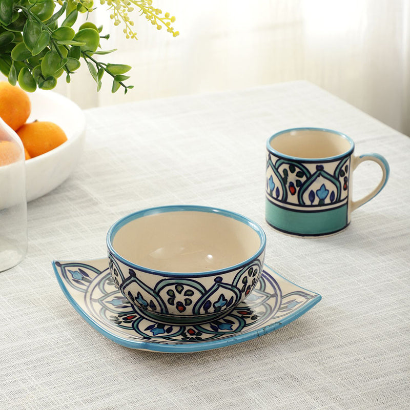 Medina Brew Ceramic Cup Set (350 mL/130 mL) - Three Piece Set media 3