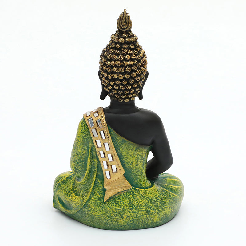 Gautama Buddha Idol - Light Green media 5