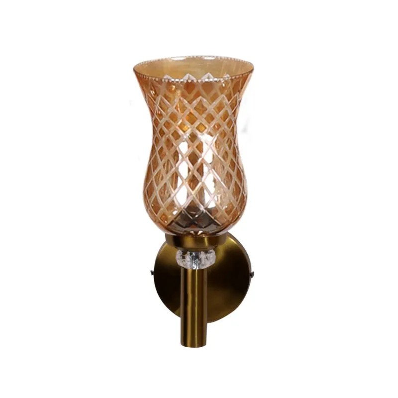 Golden Shine Glass Wall Lamp media 6