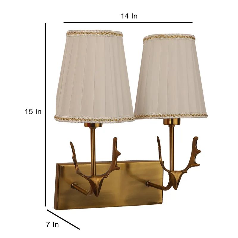 Linera Duo Cotton & Iron Wall Lamp media 10