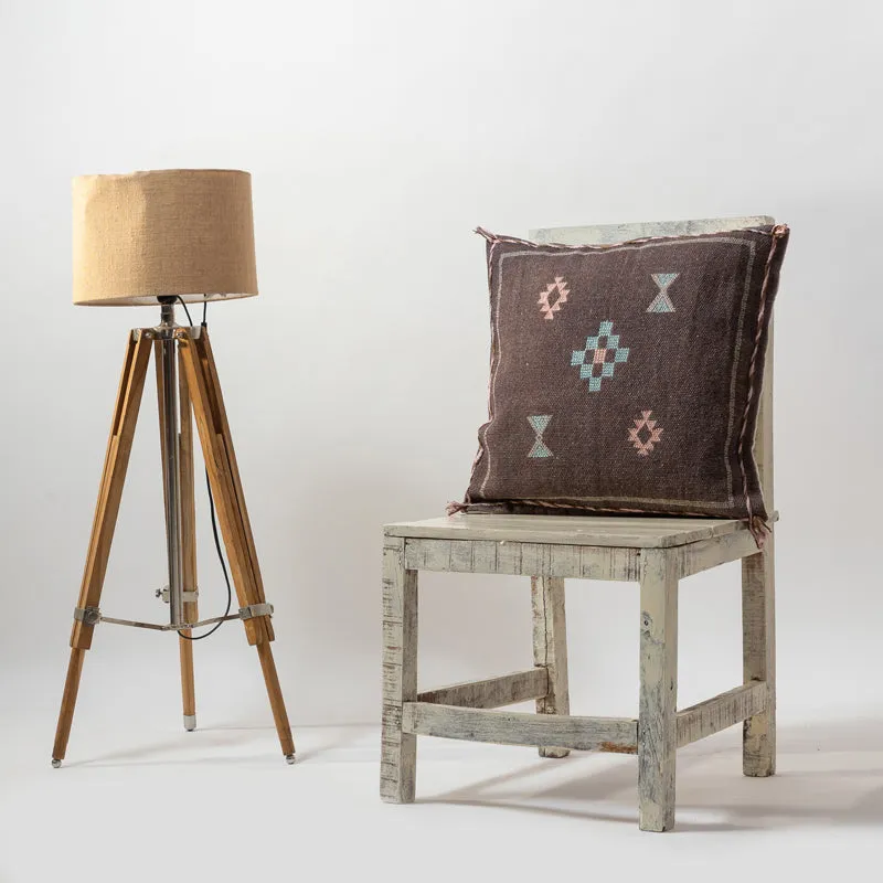Tribal Glyph IV Embroidered Cushion Cover media 2