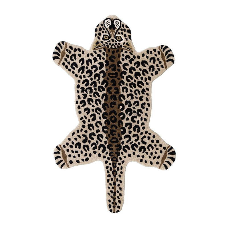 Jungle Spot Cotton Carpet - Beige