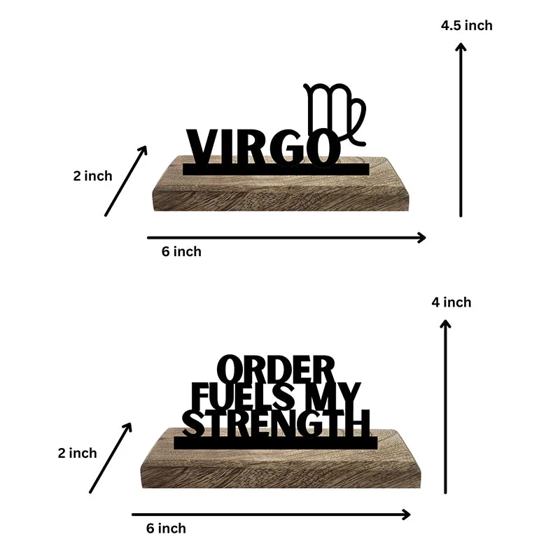Orderly Virgo Showpiece - Set Of Two media 5