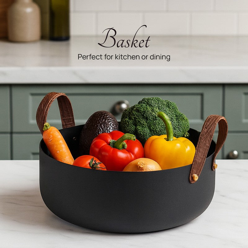 Bolgara (Iron, Leather) Basket media 3