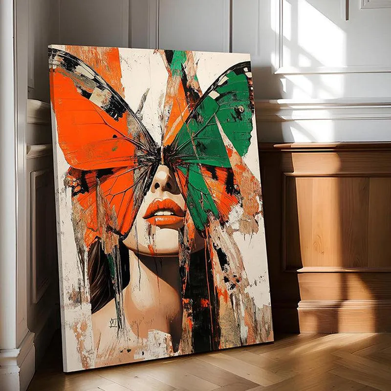 Veil of Wings Canvas Modern Wall Art media 3