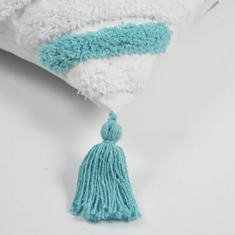 Kasper Chroma Tufted Cushion Cover - Blue media 3