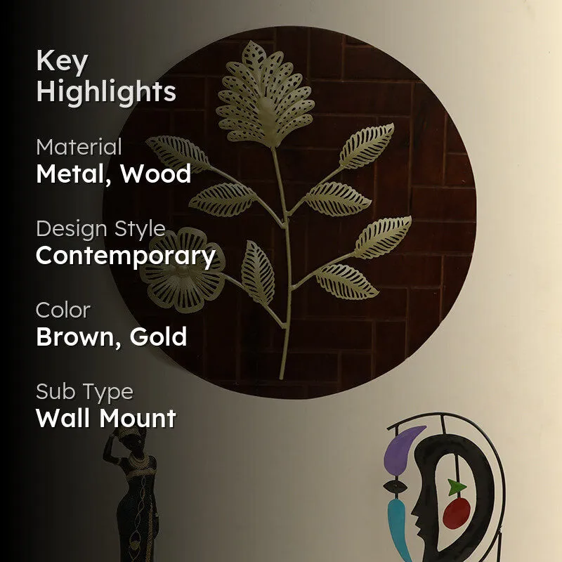 Nilles Metal & Wood Wall Accent media 2