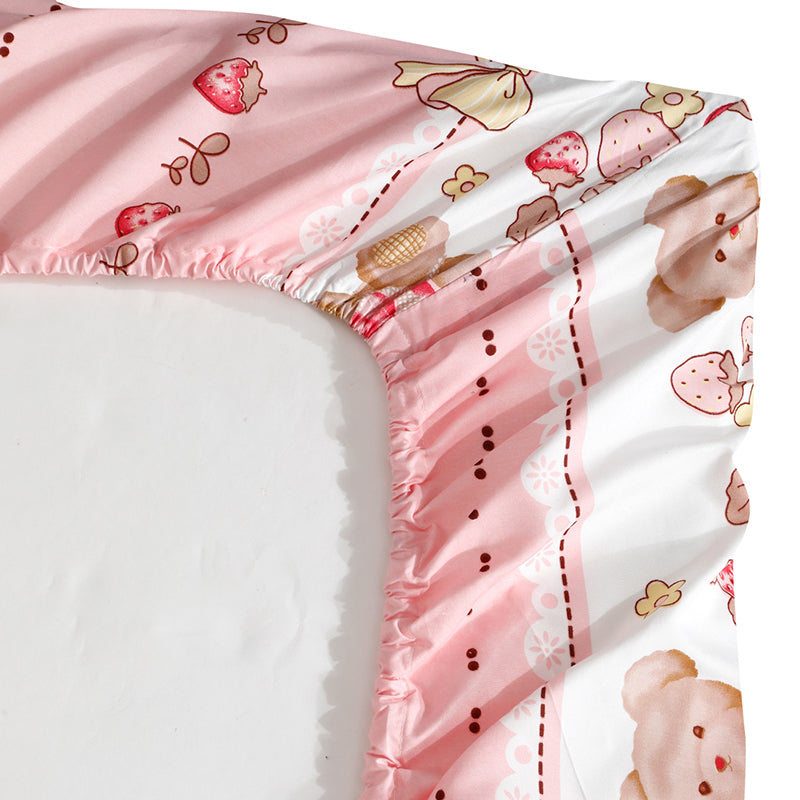 Delia Fitted Bedsheet - 180 GSM media 9