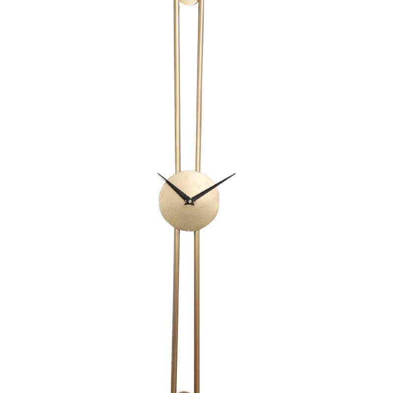 Stripe Story Wall Clock - Gold media 4
