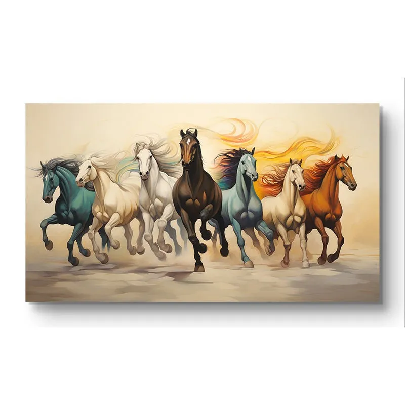Untamed Horses Canvas Wall Painting media 3
