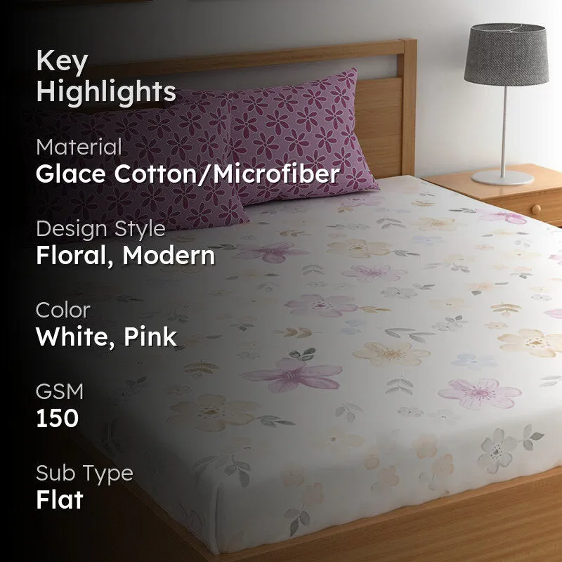 Brittany I Microfiber Microfiber Bedsheet - 150 GSM media 2