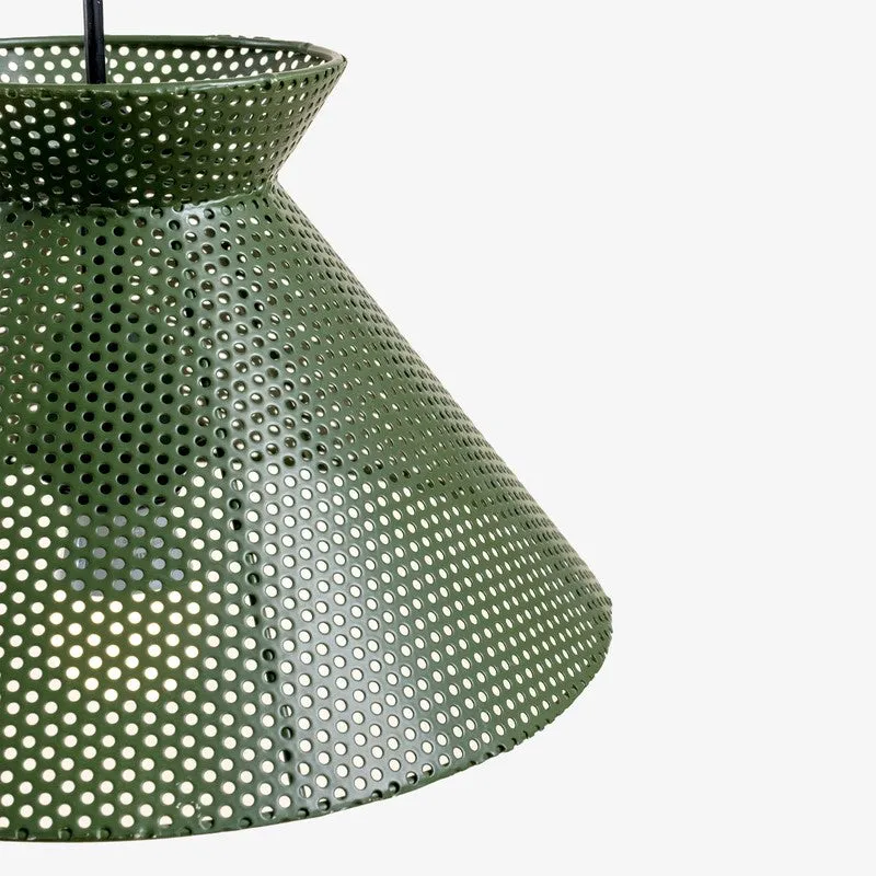 Orange Tree Jules Raffiia Ceiling Lamp - Green media 7