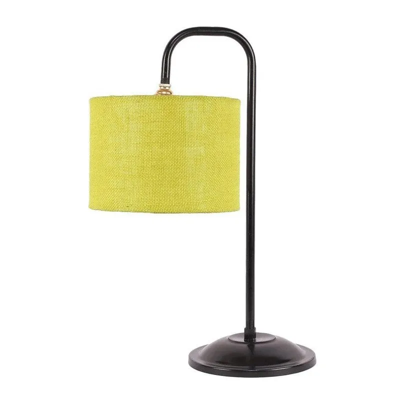 Flynn Arch Fabric Table Lamp - Yellow,Black media 4