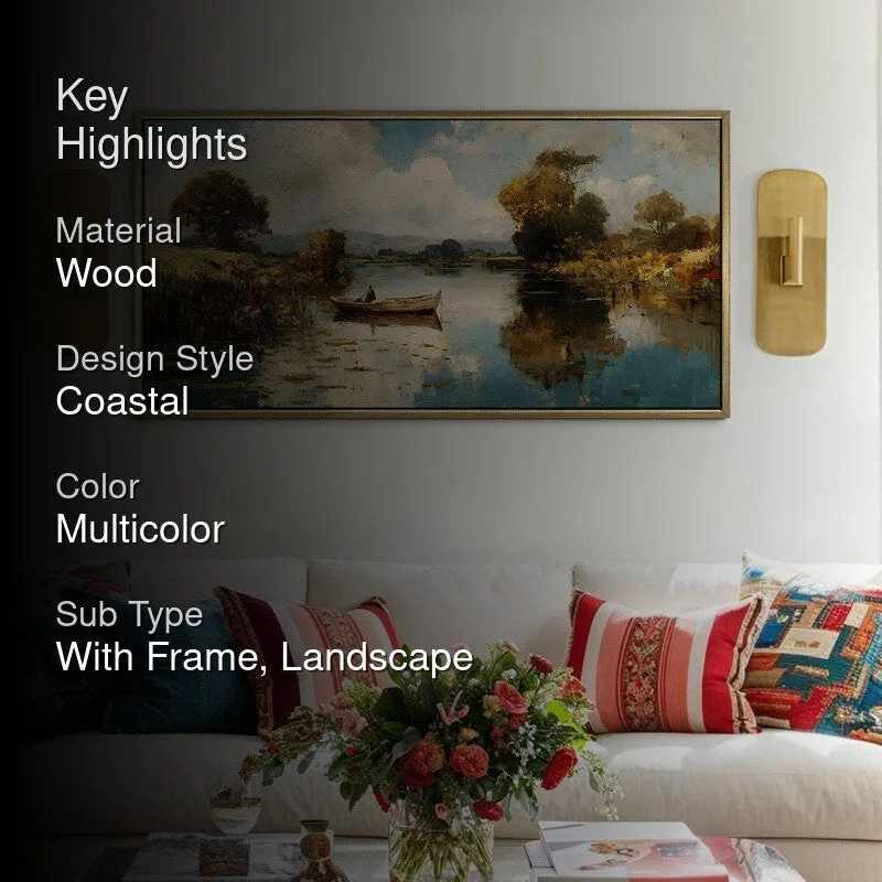 Dreamy Lake Horizon Wall Art media 2