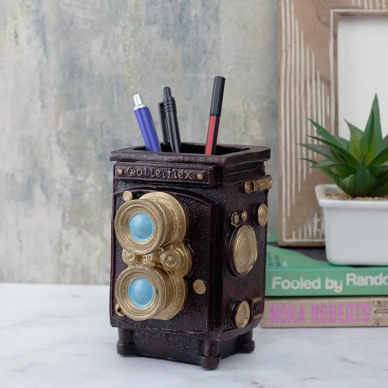 Vintage Owlery Pen Stand media 1