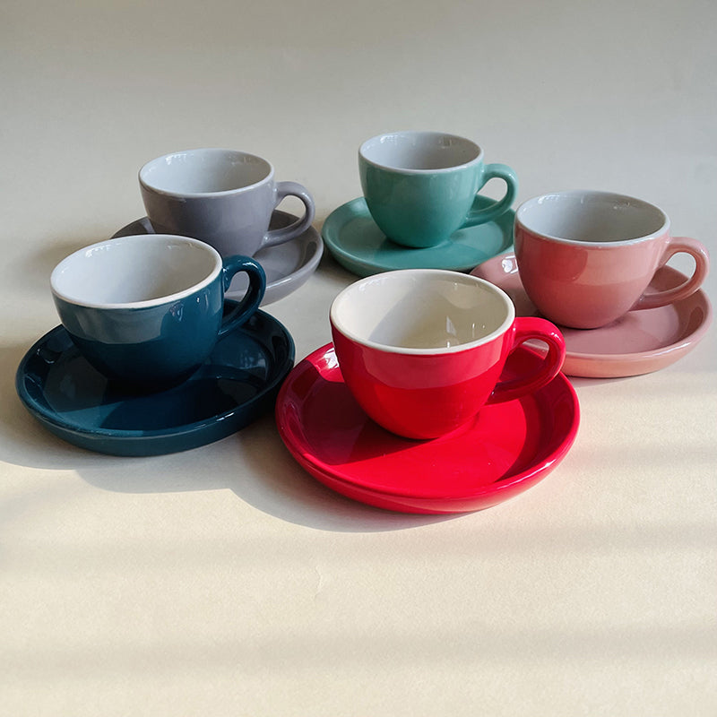 Simpresso Ceramic Cup & Saucer (80 mL) - Set of Five