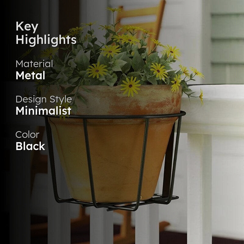 Dark Fern Metal Planter Stand media 2