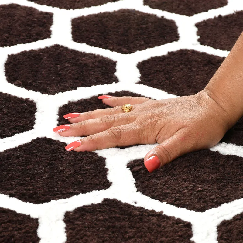Trevona Cotton Bath Mat - Black media 8