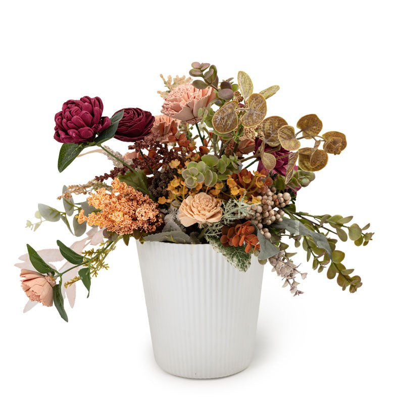 Ayana Solawood Floral Bunch With Pot media 3
