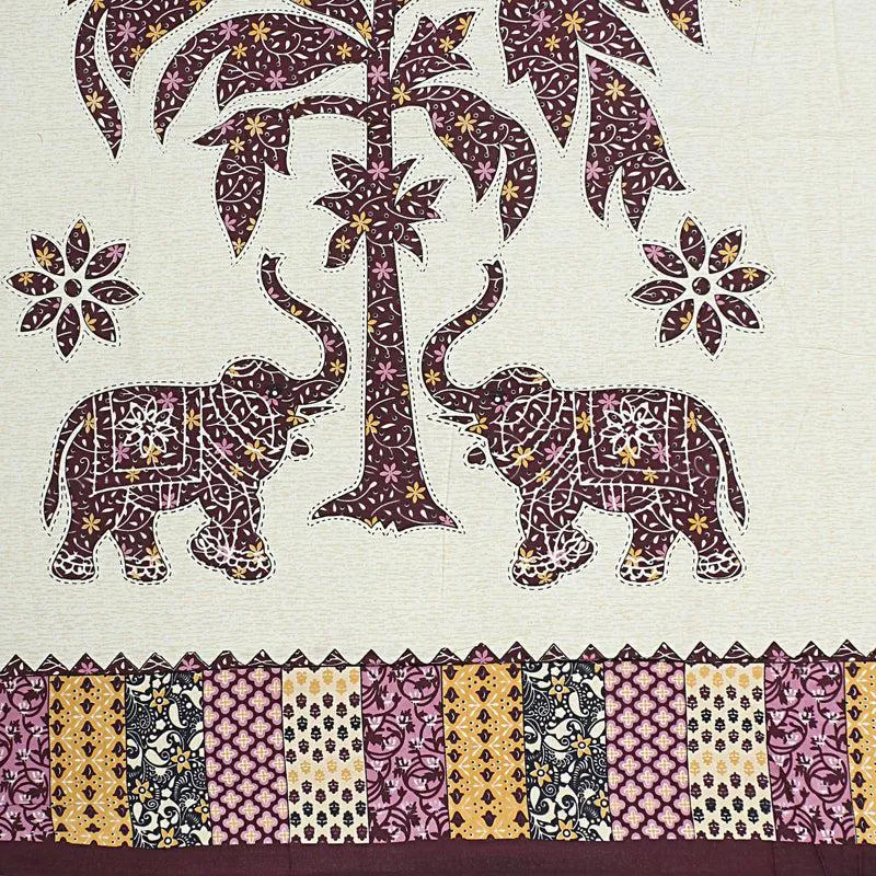The Palmistree Diwan Set (Maroon) - Six Piece Set media 5