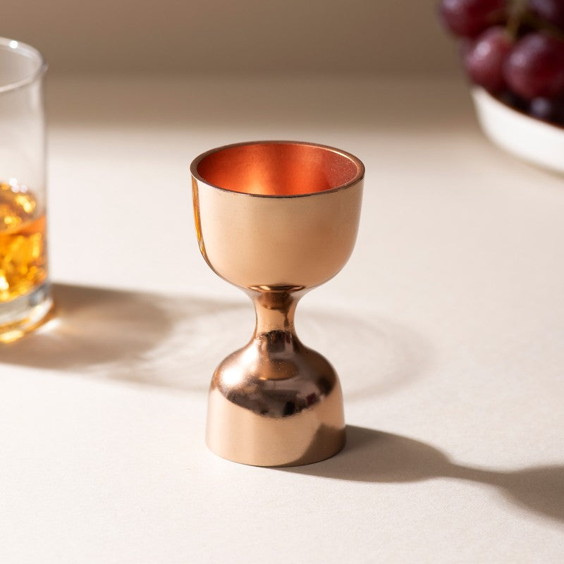 Gilded Pour Stainless Steel Jigger (Gold) - 30 ML/60 ML - Upto 60 ML