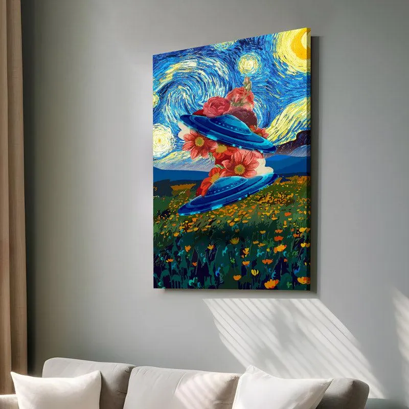 Alien Galaxy Wall Painting media 2