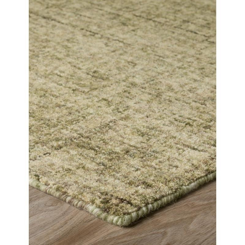 Handloom Hand Tufted Harmony Wool Rug - Green & Brown media 5