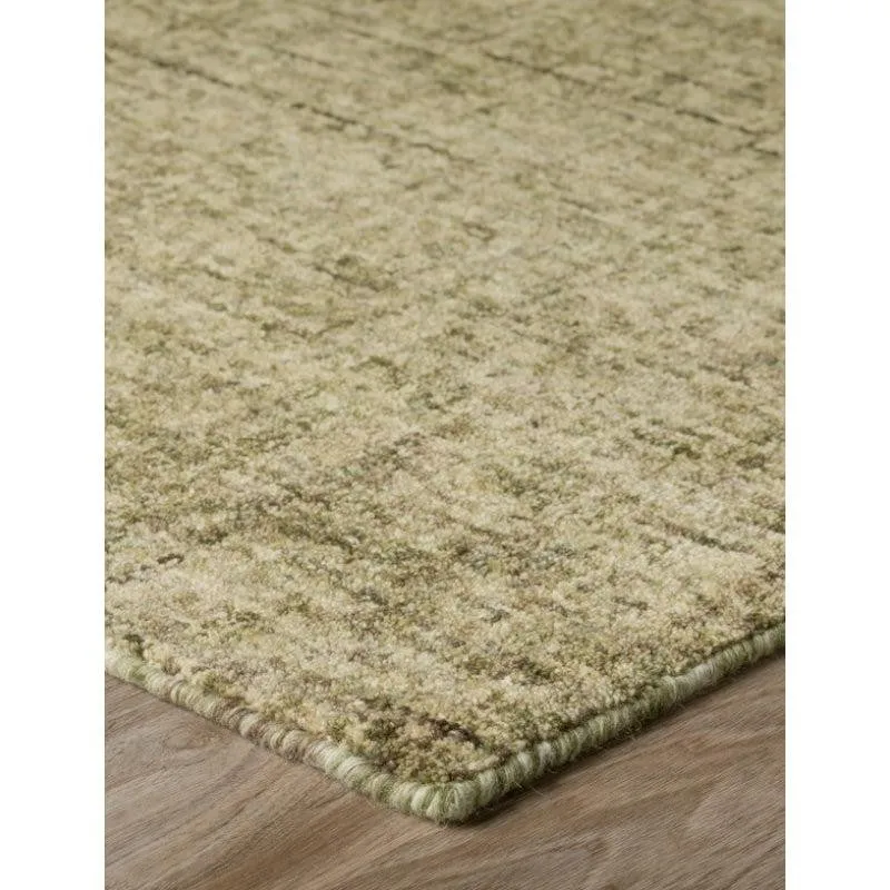 Handloom Hand Tufted Harmony Wool Rug - Green & Brown media 5
