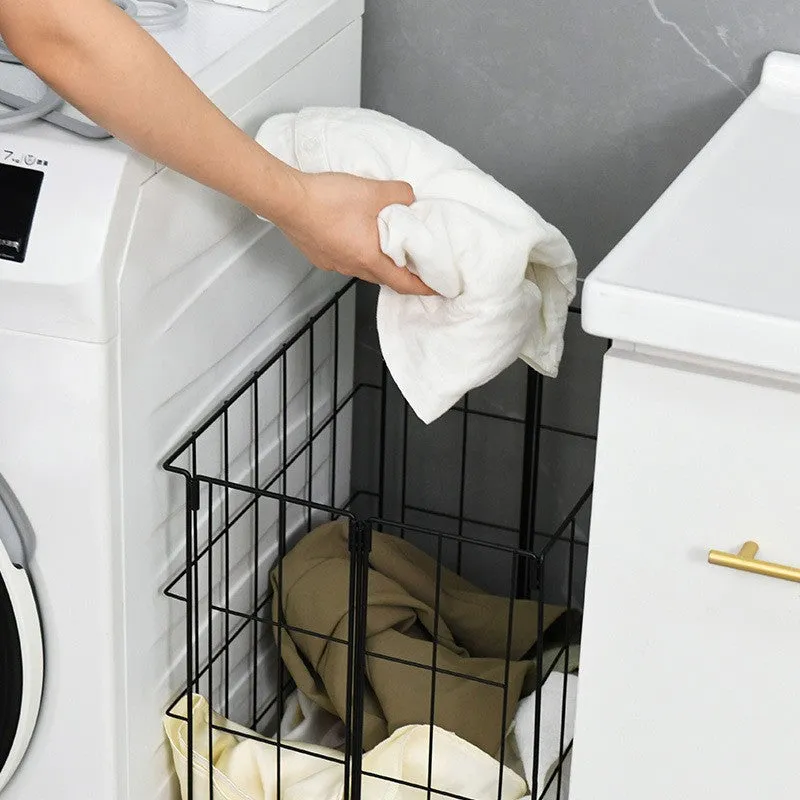 Tidygo Foldable Iron Laundry Basket - Black media 8