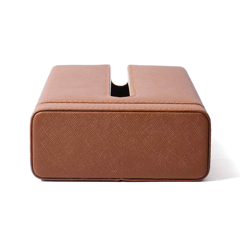 Ceastra Nuo Faux Leather Tissue Holder - Brown media 3