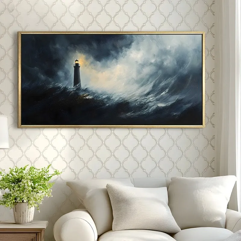 Wavebound Canvas Wall Painting With Frame media 4