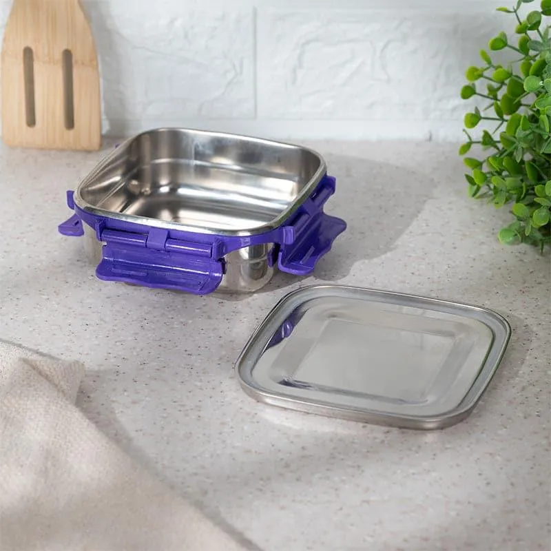 Hotserve Stainless Steel Lunch Box (Violet) - 400 mL media 3