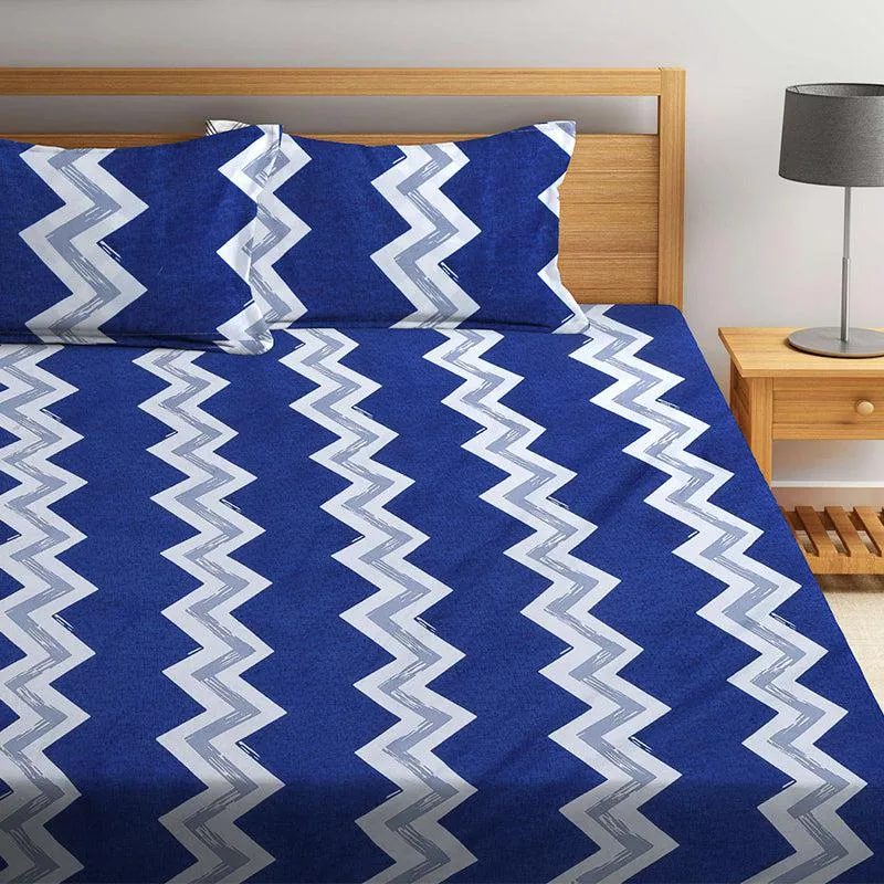 Maverick Geometric Bedsheet - 150 GSM media 4