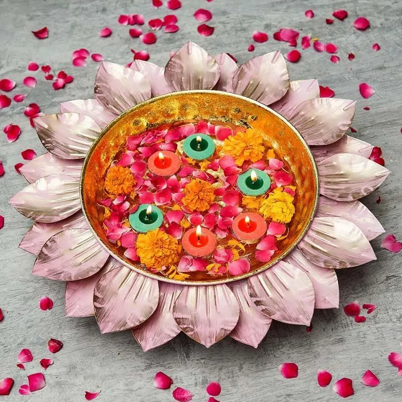 Petals Urli Décor Accessory- Pink media 1