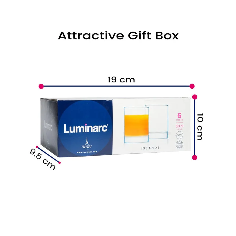 Luminarc Islande Whiskey Glass (300 mL) - Set Of Six media 7