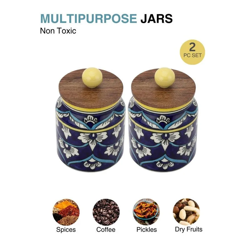 Classic Designer Jar for Everyday Use (550 mL Each) - Set Of Two media 4