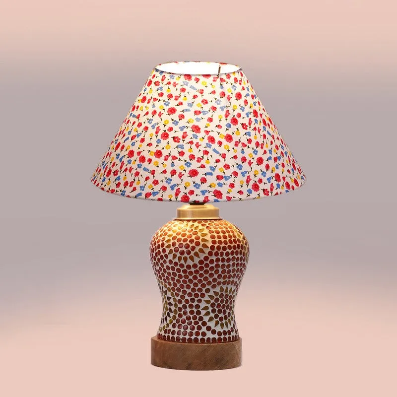 Aranya Fleura Arbor Wooden Table Lamp - Multicolor media 5