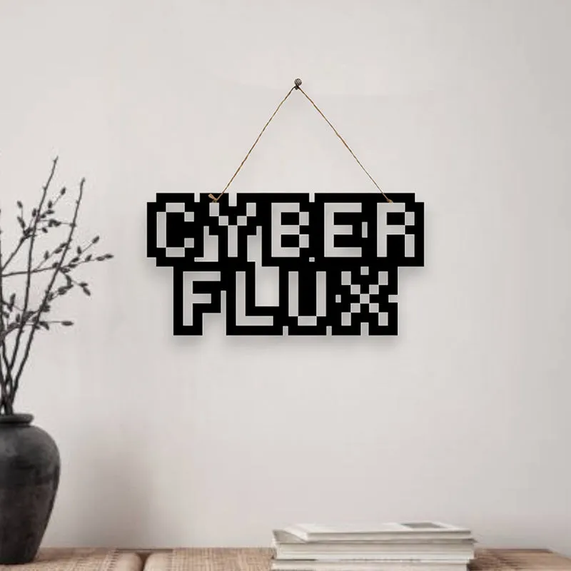 Cyber Flux Mild Steel Wall Accent media 1