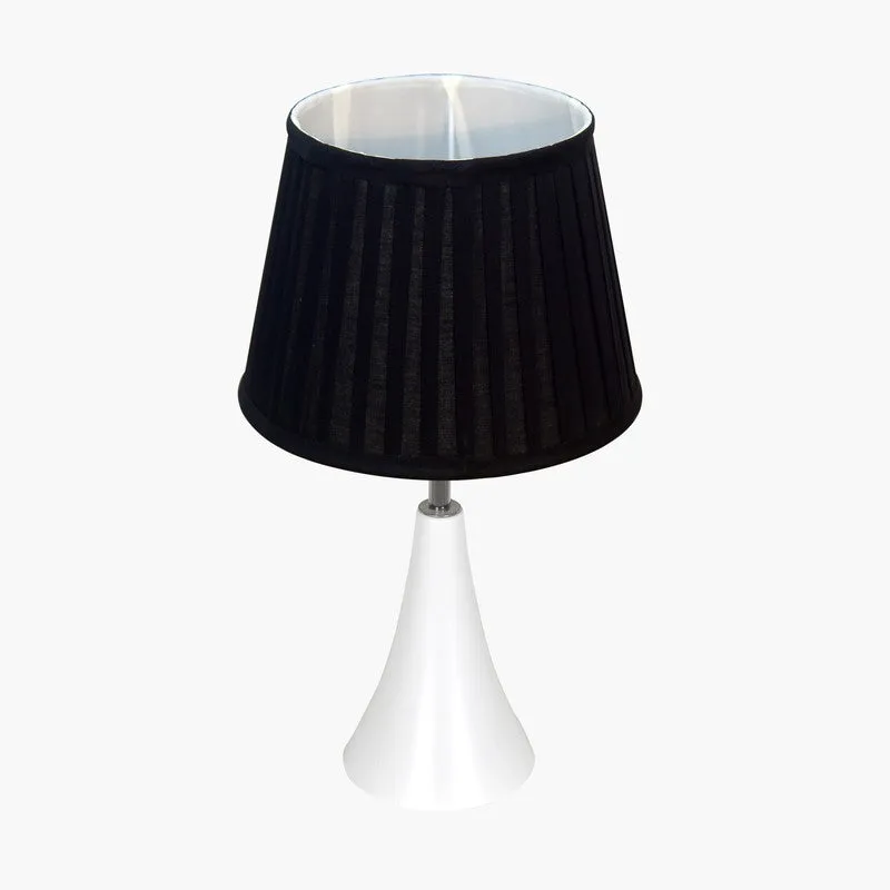 NightAura Soft Glow Wooden Table Lamp - Black,White media 4