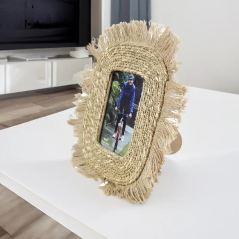 Jute Frill Photo Frame media 1