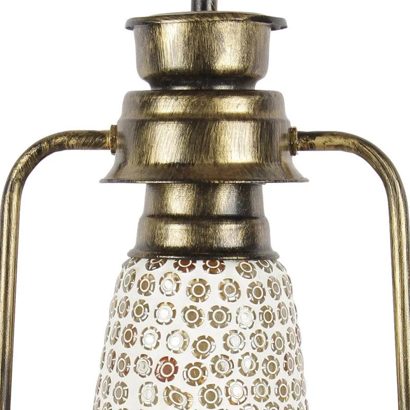 Navina Mosaic Lantern Iron Wall Lamp - Gold media 6