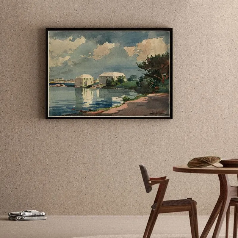 Salt Kettle Bermuda By Winslow Homer - Black Frame media 1