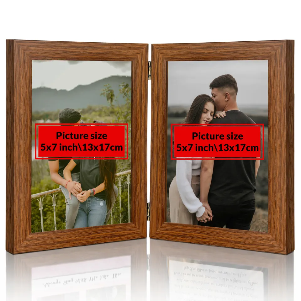 DarkRusticWood MDF Photo Frame media 3